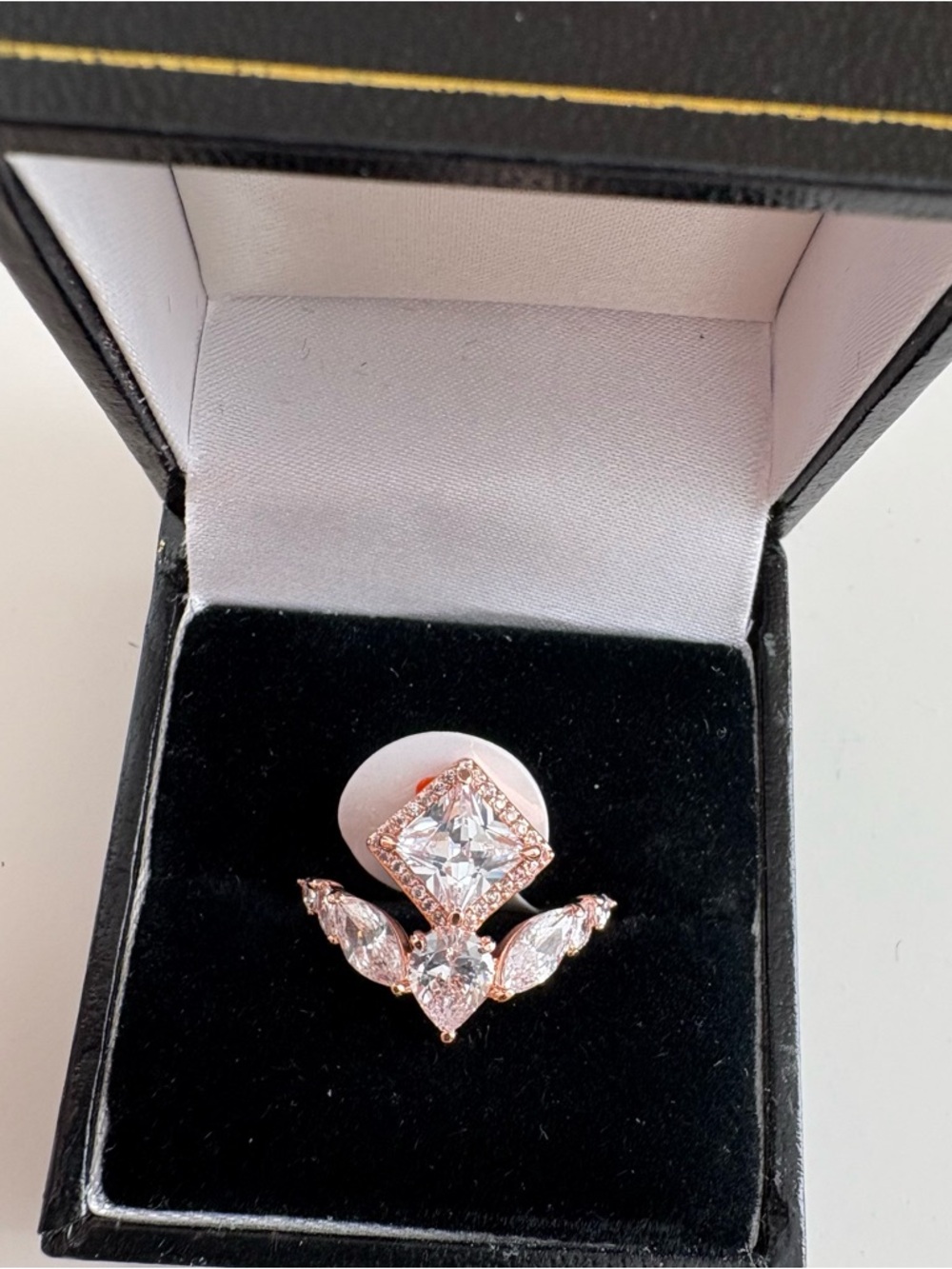 Bomb Party April26 Infinite Gleam Ring RG70355 Diamond CZ Rose Gold Plating
